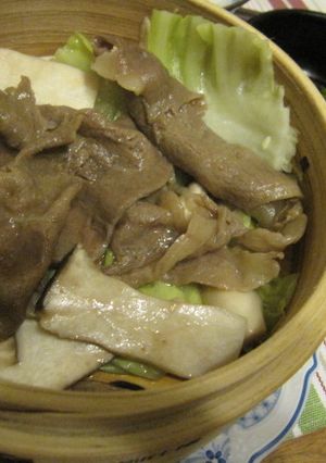 今夜は牛肉　☆せいろ蒸し☆-レシピのメイン写真