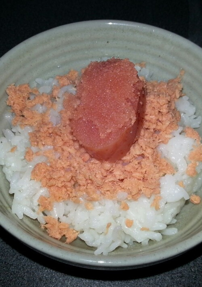 明太子と鮭フレークのごはん-レシピのメイン写真