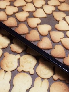 シンプル簡単な型抜きクッキー٩(ˊᗜˋ*-レシピのメイン写真