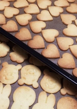 シンプル簡単な型抜きクッキー٩(ˊᗜˋ*-レシピのメイン写真