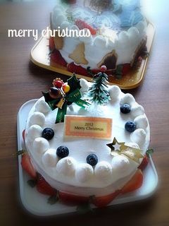 15㎝デコレーション☆クリスマスケーキ-レシピのメイン写真