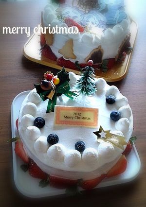 １５㎝デコレーション☆クリスマスケーキ-レシピのメイン写真