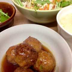 照り焼き肉だんご-レシピのメイン写真