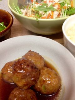照り焼き肉だんご-レシピのメイン写真