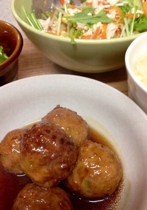照り焼き肉だんご-レシピのメイン写真
