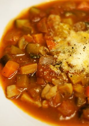 ラタトゥイユをミネストローネにしました-レシピのメイン写真