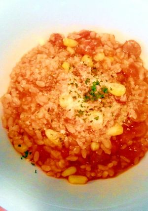 ５分でできる！トマトクリームリゾット★-レシピのメイン写真
