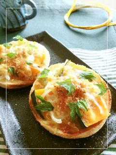 南瓜・玉葱と醤油麹のトースト-レシピのメイン写真