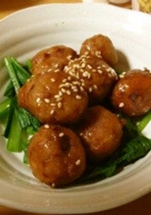 肉団子の甘酢あんかけ-レシピのメイン写真