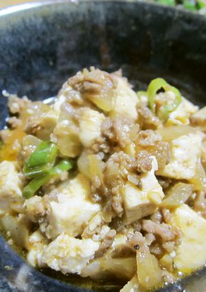 麻婆豆腐（甜麵醤とケチャップを使って）-レシピのメイン写真