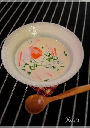 ホットミルクで○温たま○をどうぞ♪-レシピのメイン写真