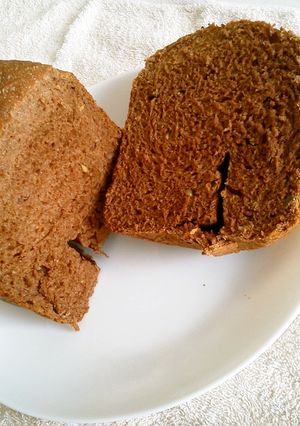 ふわふわ♪甘栗inココア食パン-レシピのメイン写真
