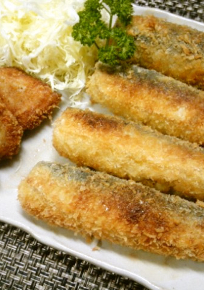 ポテトを抱いた? いわしのフライ！-レシピのメイン写真