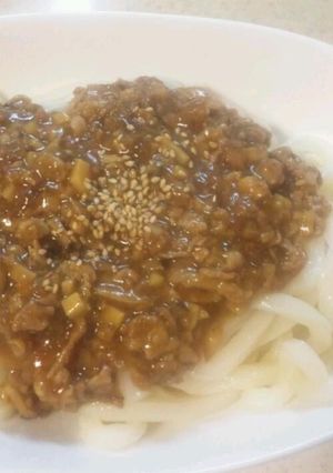ジャージャーうどん-レシピのメイン写真