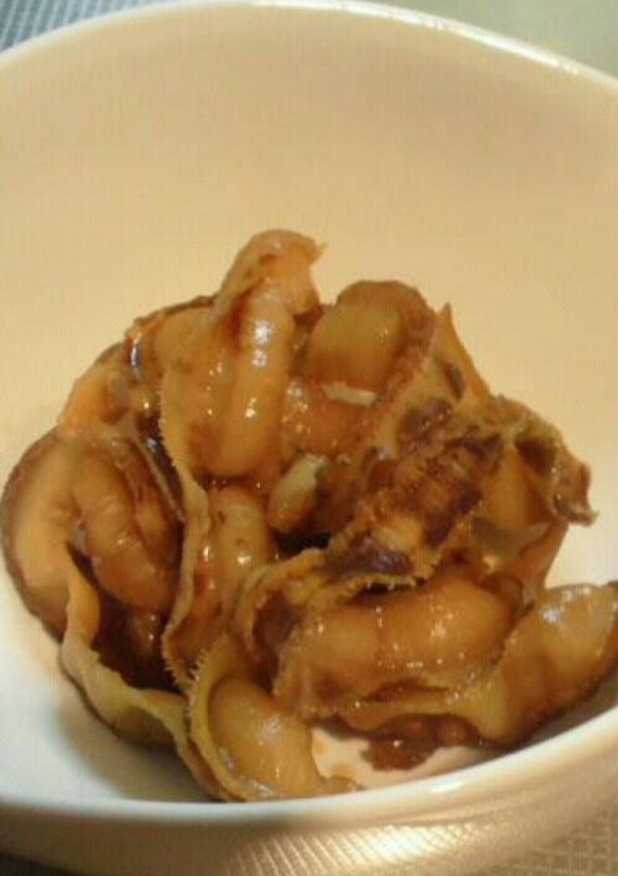 貝ヒモの煮付け-レシピのメイン写真