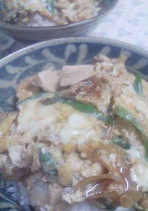 あなごと厚揚げのたまご丼♪-レシピのメイン写真