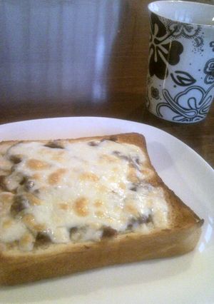 甘美味!!チーズ餡トースト-レシピのメイン写真