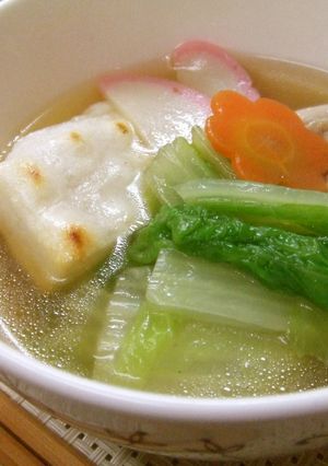 鶏がらスープで簡単♪白菜のお雑煮-レシピのメイン写真