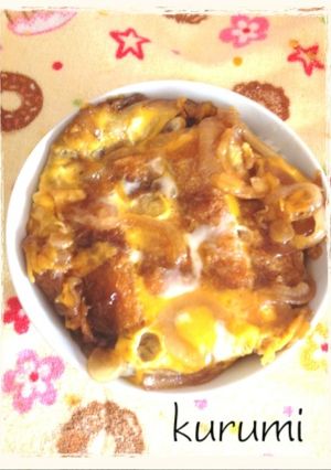 ビックカツdeカツどんどん♥-レシピのメイン写真