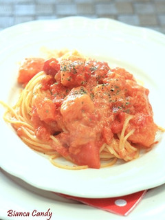 トマトとモッツァレラチーズのパスタ-レシピのメイン写真
