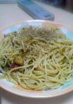 ピリ辛高菜じゃこパスタ-レシピのメイン写真