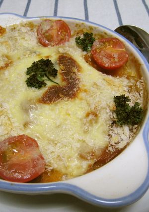 残ったカレーで♪お漬物入りカレードリア風-レシピのメイン写真