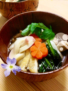 ஐஃ我が家の水炊きお雑煮♡焼き餅で。ஐஃ-レシピのメイン写真