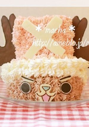 ＊チョッパーの立体キャラケーキ＊-レシピのメイン写真