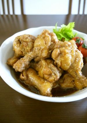 【レシピ動画】柔らか手羽元のうま煮♪-レシピのメイン写真