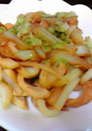 お弁当に☆白菜とちくわの炒め煮♪-レシピのメイン写真