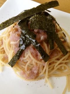 なめたけと大根おろしの和風パスタ-レシピのメイン写真