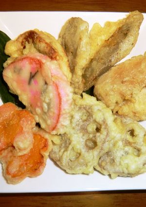 簡単おいしい煮しめ(煮物)の天ぷら~♪-レシピのメイン写真