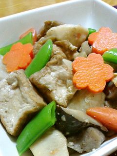 鶏肉と根菜の煮物-レシピのメイン写真