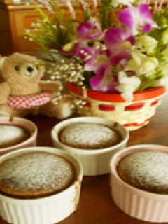 チョコっとスフレケーキ♪-レシピのメイン写真
