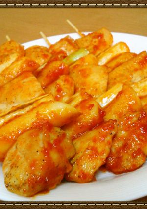 我が家の韓国風焼き鳥☆-レシピのメイン写真