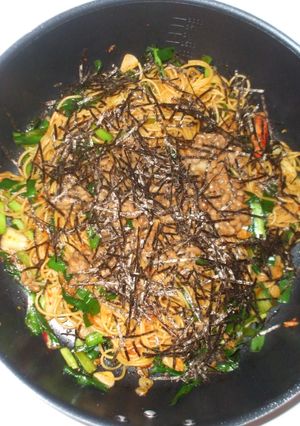 納豆キムチパスタ♪簡単レシピ血栓予防-レシピのメイン写真