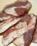 焼肉用豚バラ肉で自家製パンチェッタ