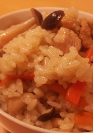 **私の母の炊き込みご飯**-レシピのメイン写真
