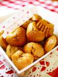 バレンタイン♥ひとくちチョコチーズケーキ