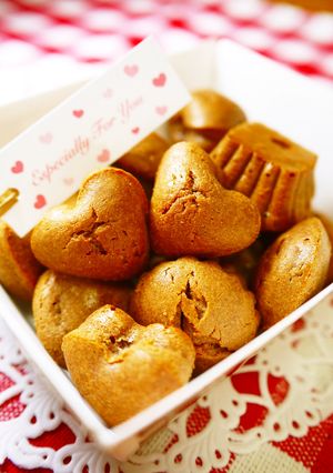バレンタイン♥ひとくちチョコチーズケーキ-レシピのメイン写真