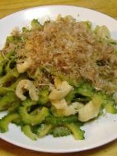 ゴーヤと鶏皮の炒め物-レシピのメイン写真