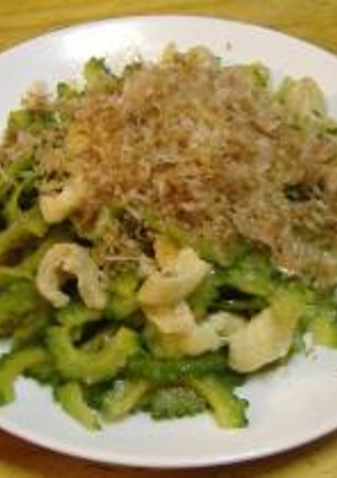 ゴーヤと鶏皮の炒め物-レシピのメイン写真