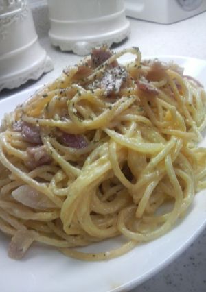☆濃厚カルボナーラ☆お店以上の味です!!-レシピのメイン写真