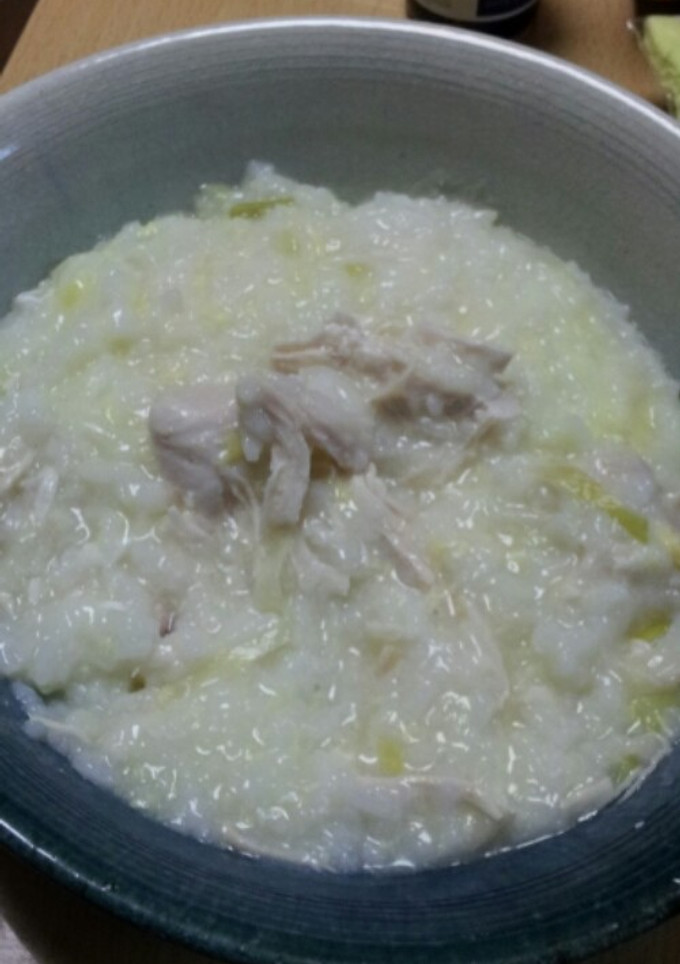 簡単炊飯器で♡鶏とネギのお粥-レシピのメイン写真