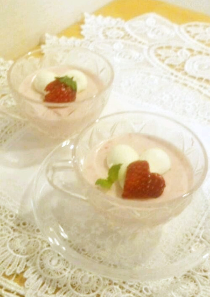 簡単☆いちごのムース♪-レシピのメイン写真