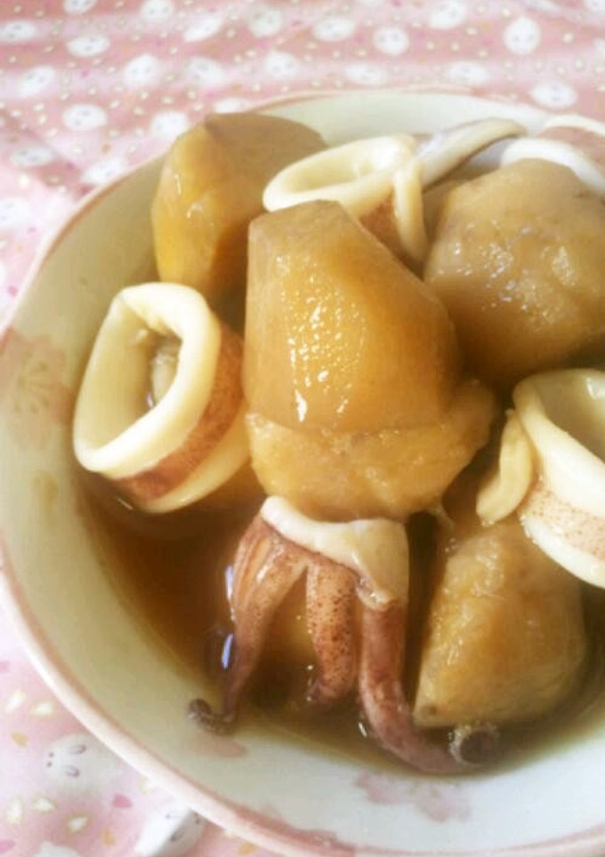 里芋といかの煮物-レシピのメイン写真