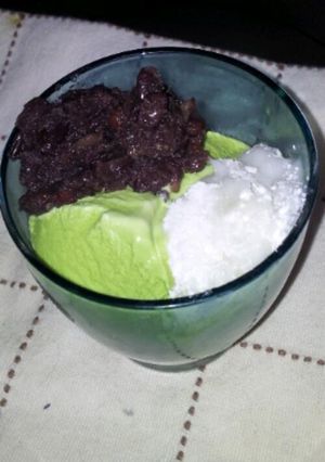 ミルク餅入り抹茶パフェ-レシピのメイン写真