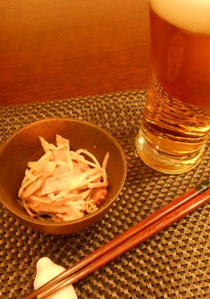 ビールに合う★焼豚と玉ねぎの簡単おつまみ-レシピのメイン写真