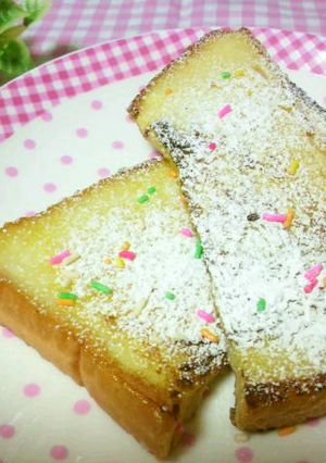 市販のプリンで♪プリンフレンチトースト-レシピのメイン写真