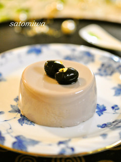 黒豆&クリームチーズのぷるぷるプリン♪-レシピのメイン写真
